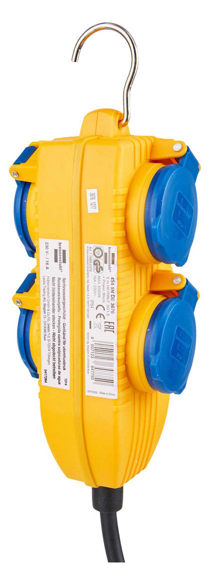 BRENNENSTUHL Baustellenkabel IP54m.Pb 5m schwarz H07RN-F3G1,5 1169200010