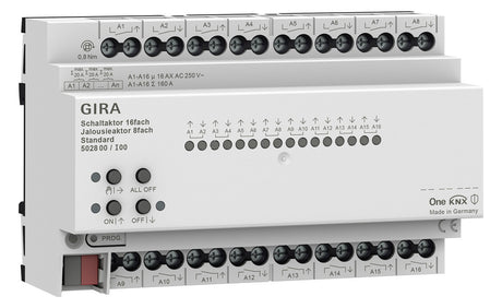 GIRA Schaltaktor KNX REG 8TE 16f 16A 502800 3000W 220-250V Handbedien