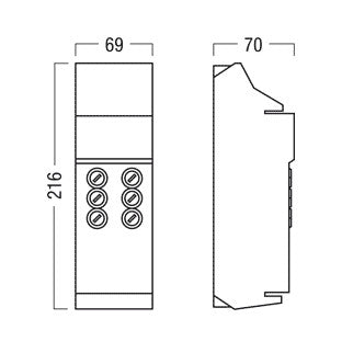 ZUMTOBEL Steuergerät IP20 ONLITE central eBox OCM-ECP