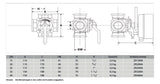 Honeywell CENTRA Duplex Vierwege-Mischer Muffenausführung, ZR 15 MA, DN 15