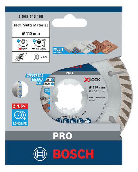 BOSCH-EW Diamant-Trennscheibe 115x10mm 2608615165 f.Backstein f.Beton Kst