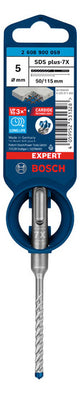 BOSCH-EW Hammerbohrer  5mm SDSplus SDS plus-7X 1pc 50/115mm f.Beton