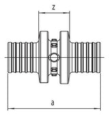 Rehau Kupplung 25 x 25 mm | 11600131001