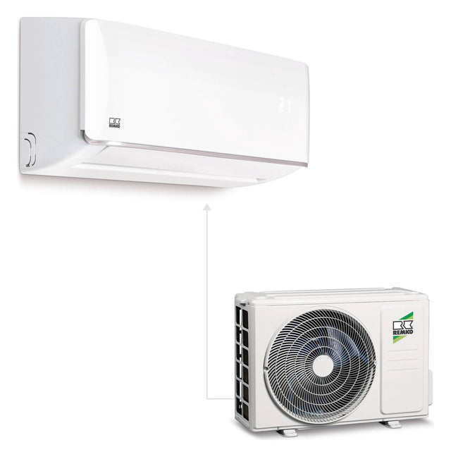 REMKO Single-Split-Klimaanlage 1,7-6,2kW ML 525 DC ws m.FB 1,1-7kW/Heiz 9kg R32