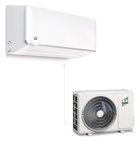 REMKO Single-Split-Klimaanlage 0,8-4,2kW ML 355 DC ws m.FB 0,8-4,8kW/Heiz 8,2kg