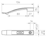 BETTERMANN Kabelbügel eins 8xNYM3x1,5mm 2032 SP 134mm Kst