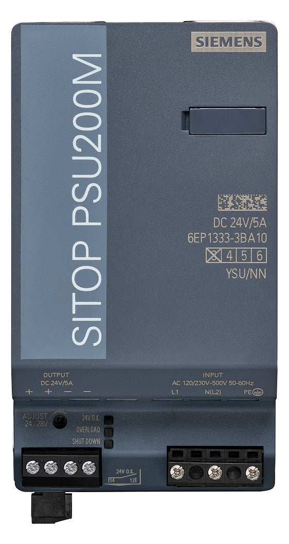 SIEMENS Gleichstromversorgung 24V 120W 6EP1333-3BA10 230-500VAC 5A 17VA IP20