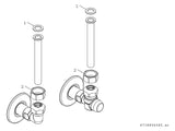 Bosch Installationszubehör Nr. 220 Service-Paket R 1/2 Unterputz-Installat. | 7738112206