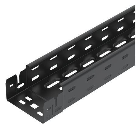 BETTERMANN Kabelrinne ST 60x100x0,75mm RKSM 610 FSK SW int.Verb Seitenl