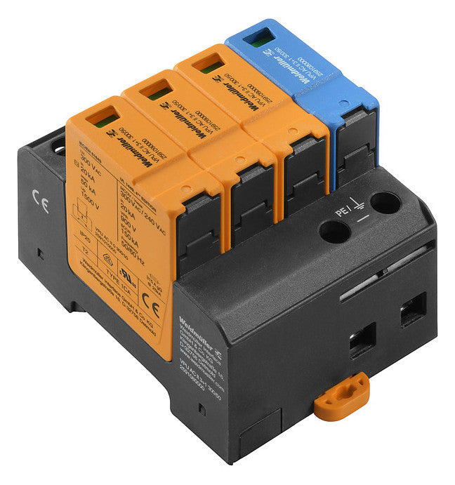 WEIDMÜLLER Überspannungsableiter 230VAC VPU AC II 3+1 300/50 ITNetzform-/TN-C/TN