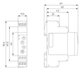 SIEMENS Zeitrelais 12-240V/AC 0.05s-100h 7PV1518-1AW30 ansprVerz