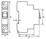 DOEPKE Gruppenschalter REG 1W 16A 230V RG 016-001 1TE
