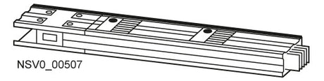 SIEMENS Schienenkasten 250A 5p Einzel BVP:261481 4stell 1250mm