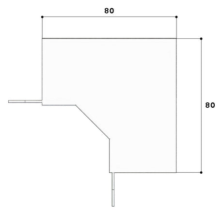 GGK Inneneck LF-K Kst 57x40mm gr RAL7030 LFG 40x60-IE HFT unbeh
