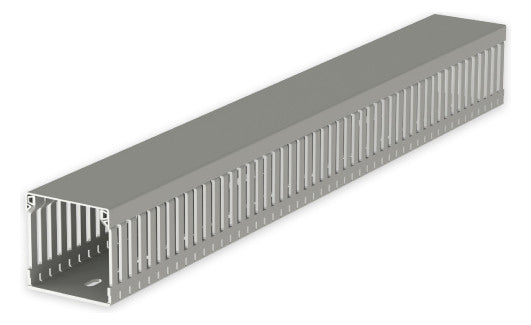 UNEX Verdrahtungskanal 60x60 grau,RAL7035,PVC-M1 60.60.77