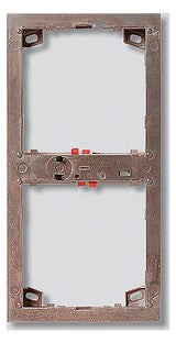 SIEDLE Rahmen-Türstation 2f UP ms Zink MR 611-2/1-0 99,5x199,5x17mm