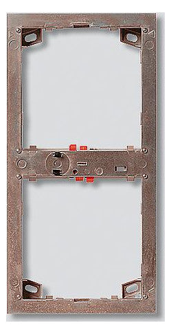 SIEDLE Rahmen-Türstation 2f UP ms Zink MR 611-2/1-0 99,5x199,5x17mm