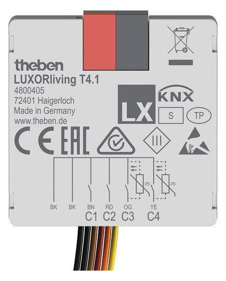 THEBEN Binäreingang KNX LUXORliving UP LUXORliving T4.1 4f