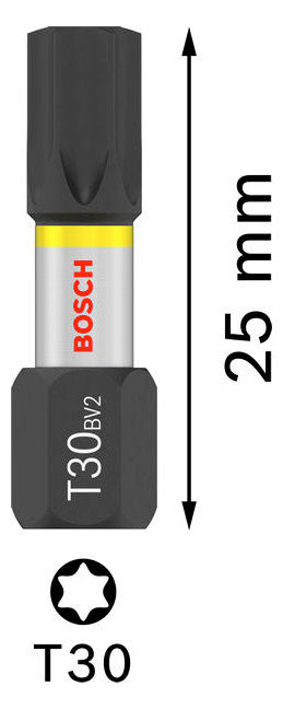 BOSCH-EW Bit TX30 L=25mm 2607002807