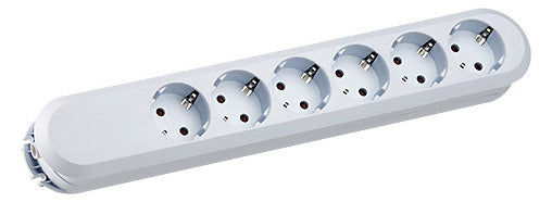 BACHMANN Steckdosenleiste 6f ws 35° IP20 381.246K