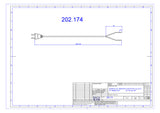BACHMANN Netzanschlussleitung 2m 2,5A sw 202.174 2x0,75qmm IP20 Euro-Steck PVC
