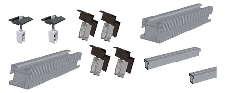 Sonnenkraft SK-AluFix 0 für 2x PV black | 4179