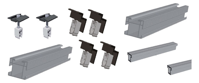 Sonnenkraft SK-AluFix 0 für 2x PV black | 4179