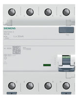 SIEMENS FI-Schutzschalter F 4p 440V 40A 5SV3344-3 0,03A sel 4TE REG 10kA