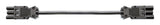 BACHMANN Verbindungskabel 3p H05VV-F sw 375.053 1,5qmm L1000mm