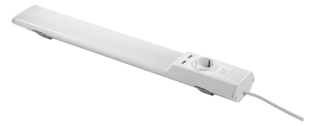 LEDVANCE LED-Linienleuchte 10W 4000K ws Linear Flat Socket USB 540mm 10W 40 800l