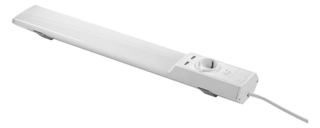 LEDVANCE LED-Linienleuchte 10W 4000K ws Linear Flat Socket USB 540mm 10W 40 800l