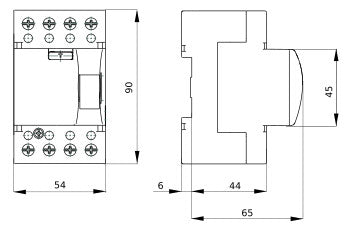 GEWISS FI-Schutzschalter A 4p 400V 25A Energy GW94867 0,03A 3TE REG 10kA