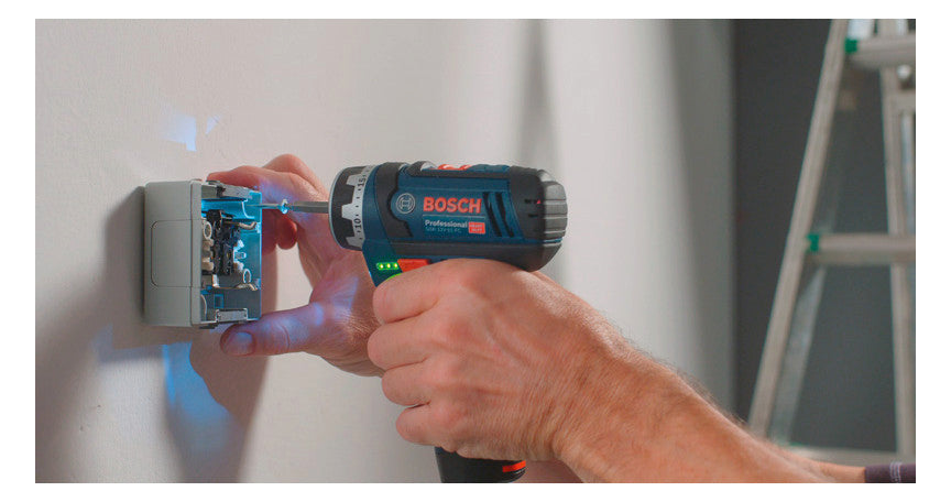 BOSCH-EW Akku-Bohrschrauber 12V 2Ah 30Nm Professional GSR 12V-15 FC  1-10mm