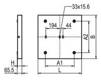 RIDI LED-Deckenanbauleuchte 21W 4000K ws LENSES-AQ0622DAWS840B0350 3690lm Konv