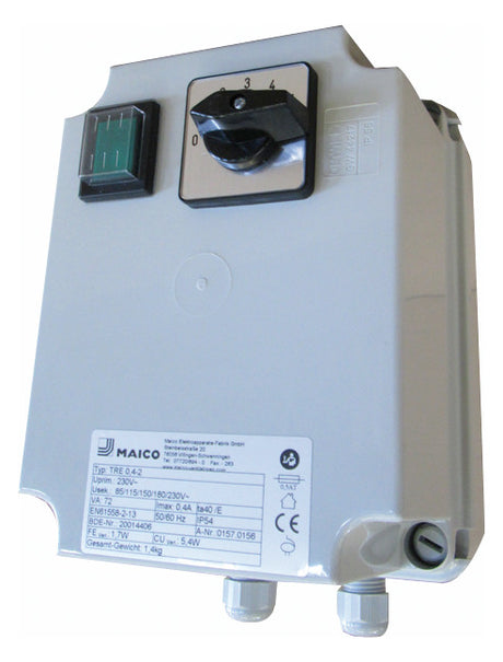 MAICO Einphasen-Steuertrafo 230V 85V TRE 1,6-2 195x148x175mm IP54