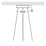 ZUMTOBEL Seilabhängung ws Kst L2000mm ONDARIA ONDA2 AST2