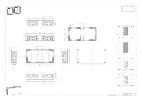 SPELSBERG Abzweigdose Klemme IP65 240qmm Abox-i 2400-240²/4 320x640x179mm Kst