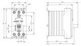 SIEMENS Leistungsschütz 2S 4-30VDC REG 3RF2410-1AB45