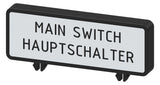 SIEMENS Schild 3LD9286-1A