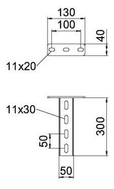 BETTERMANN Hängestiel ST 200mm U-Profil US 3 K 20 FTK SW 5kN