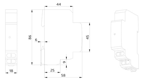 BEG Schaltaktor DALI REG TE 1f 16A 3000W RM1-LINK-REG DALI-2 weiß 10-22V