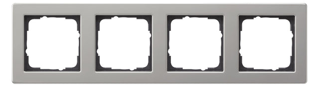 GIRA Rahmen 4f edst Metall E2 021433