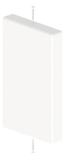 UNEX Endstück weiß RAL9010 60x100 U24X 31383-02