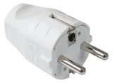 BACHMANN Schutzkontaktstecker 16A 250V 910.200 Kst IP20 ws ger