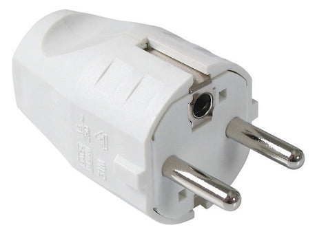 BACHMANN Schutzkontaktstecker 16A 250V 910.200 Kst IP20 ws ger