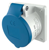 MENNEKES CEE-Anbausteckdose 3p 16A 6h 1668 230V/bl IP44 schraubl.Kl ger Kst