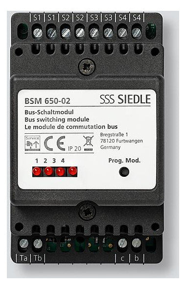 SIEDLE Bus- Schaltgerät Schaltaktor BSM 650-02