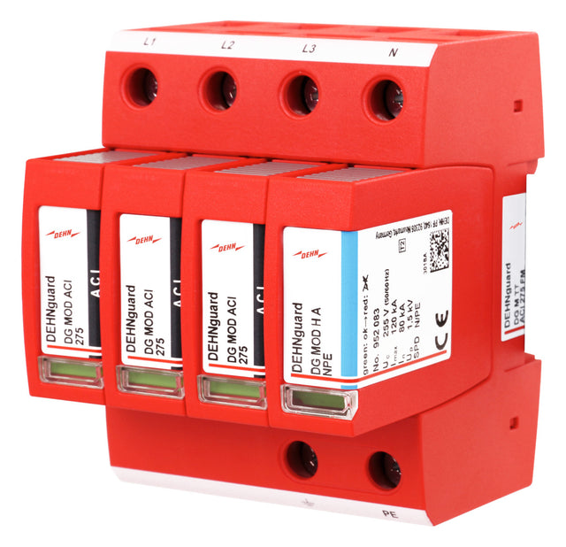 DEHN SE Überspannungsableiter 230VAC 4TE DG M TT ACI 275 FM Netzform-TN-S/TT