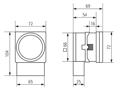 THEBEN Schaltuhr mech 230VAC FR-Einb SYN 269 h 1kan Wechs 24h Prog