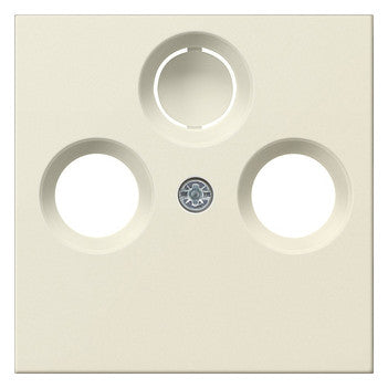 GIRA Zentralplatte Sat/TV/Radio 3f cws System 55 086901 Schraubbef